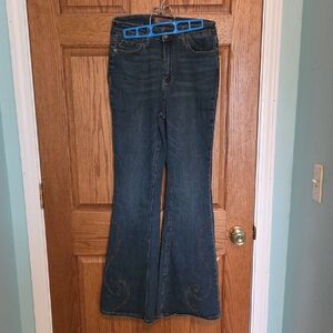 Judy Blue Dark Denim Flare Jeans